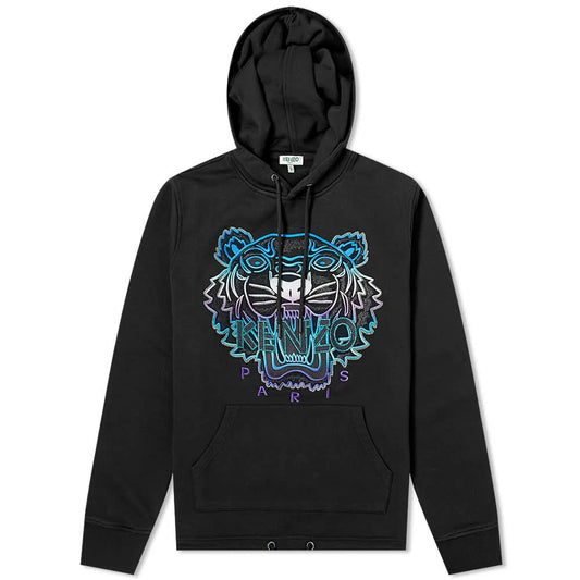 Kenzo Black Limited Edition Holiday Tiger Hoodie