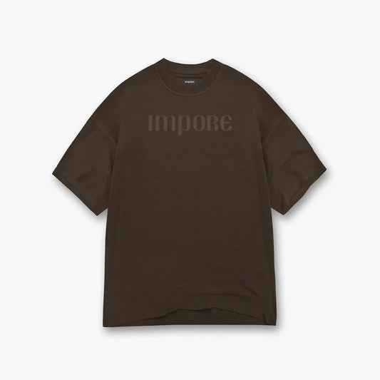 IMPORE  MINIMAL BROWN T-SHIRT Regular