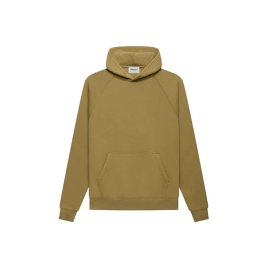 FEAR OF GOD ESSENTIALS PULLOVER HOODIE AMBER