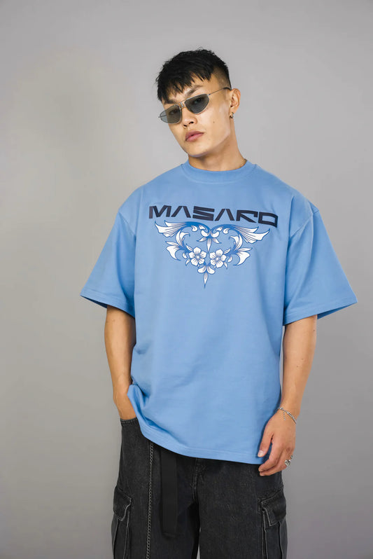 MASARO MOCKINGBIRD T-SHIRT BLUE