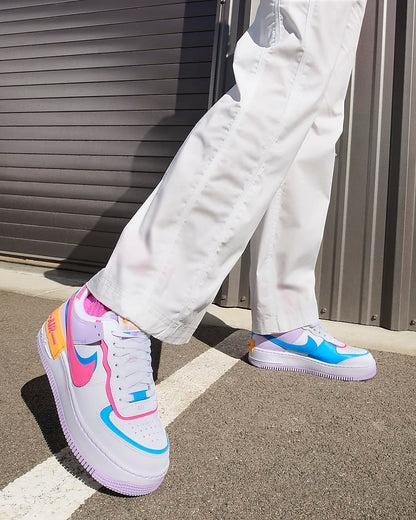 NIKE AIR FORCE 1 SHADOW WOMEN 90'S MULTICOLOUR