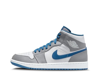 AIR JORDAN 1 MID TRUE BLUE