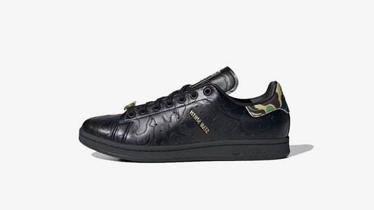 BAPE X ADIDAS STAN SMITH 30th ANNIVERSARY BLACK