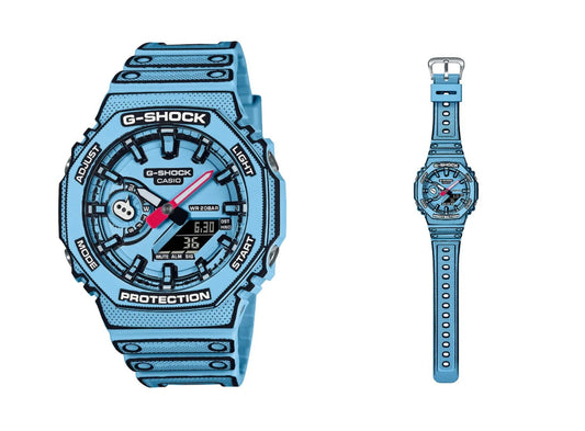 CASIO G SHOCK BLUE MANGA