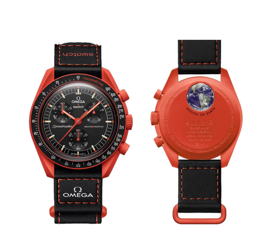 SWATCH X OMEGA BIOCERAMIC MOONSWATCH MISSION ON EARTH - LAVA