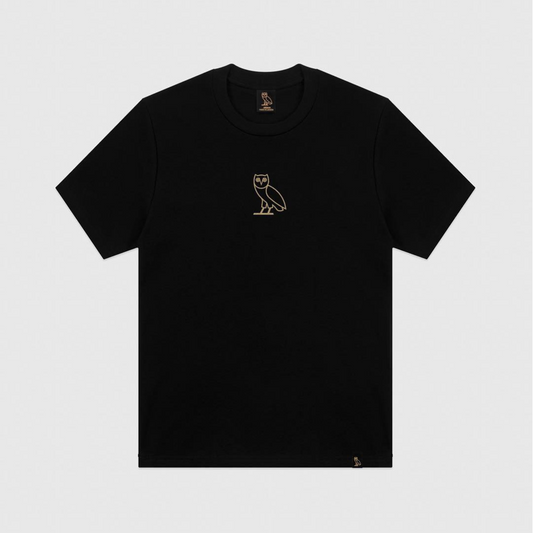 OVO CLASSIC OWL BLACK TEE